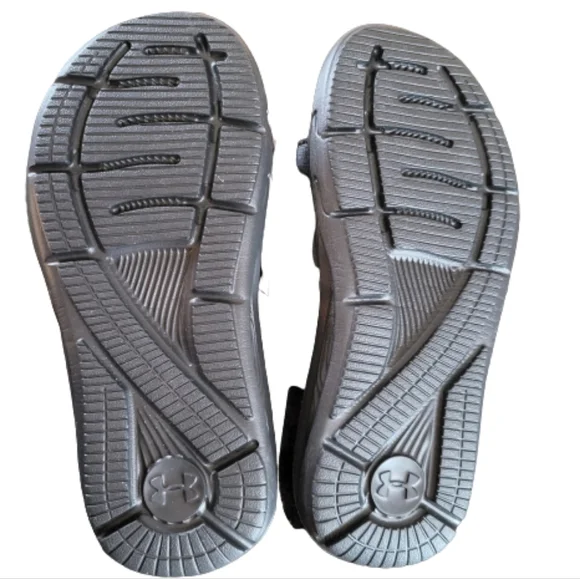 Under Armor Ignite IX Slide Sandals Adjustable Hot Pink/Black Girls Size 4 NEW - Picture 2 of 7